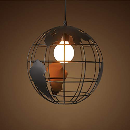 Lampe murale en fer forgé et lustre rétro pour décoration