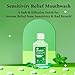 Perfora_Sensitivity Relief Mouthwash - 200ml | Alcohol-Free Mouth Wash Liquid with Potassium Nitrate & Hyaluronic Acid | Freshens Breath & Removes Germs | Mouthwash for Oral Care - Pack of 1
