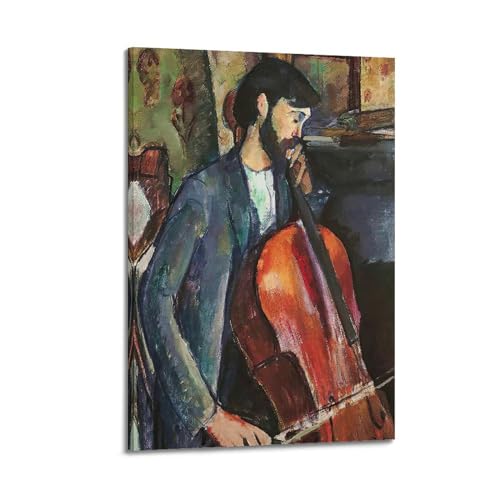 Amedeo Modigliani violoncelliste poster sur toile pour sublimer votre chambre