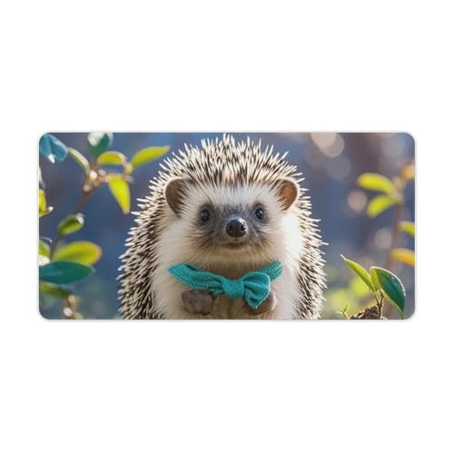 Alfombrilla de ratón gaming Lovely Hedgehog grande 60x30 cm