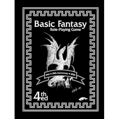 20th Anniversary Basic Fantasy RPG Core Rules 4thEd