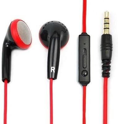 Anpower Stereo 3.5mm In-Ear Headset Earphone Volume Remote Mic for Smartphone Samsung Galaxy S4 S5 Note 1 2 3 (Black)