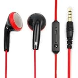 Anpower Stereo 3.5mm In-Ear Headset Earphone Volume Remote Mic for Smartphone Samsung Galaxy S4 S5 Note 1 2 3 (Black)