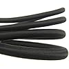 1/8-Inch (3mm) Black Heavy Stretch Round String Elastic Cord (Cut of 10 Yards)