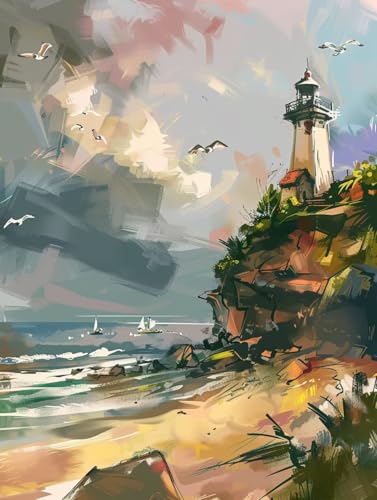 G ČiF,  DIY G LoX, Paint by Numbers ܂ ANyCg uV, hG K؂ l S, Mtg , H̑, z[ ItBX, ƒIt BX̕Ǒ, 60x90