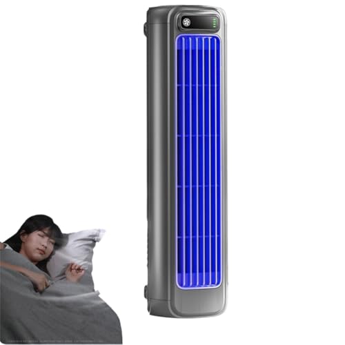 Coolizi Cooling Ace, Portable Fan, Coolizi Portable Air Conditioner, Type-C Interface, Wireless Battery Life, 12-Hour Timer, Silent, 3-Speed Wind Speed Adjustment (grey*1)