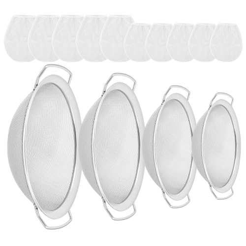 Tamiz de malla fina – Herramienta de filtro de color de acero inoxidable, embudo de malla de color, almacenamiento de gorra de béisbol, para el hogar, ropa, boxeo, dormitorio, viajes, dormitorio