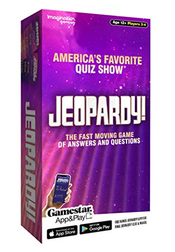 Imagination Gaming Jeopardy! The Fast-Moving Game of Questions and Answers Play at Home with Friends Family Remote Home Entertainment Get Excited and Fired Up