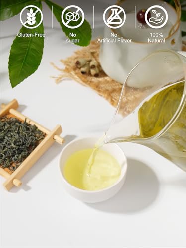 Image of TeeLux Early Spring Green Tea Loose Leaf, Fresh & Mellow Taste, 16 oz