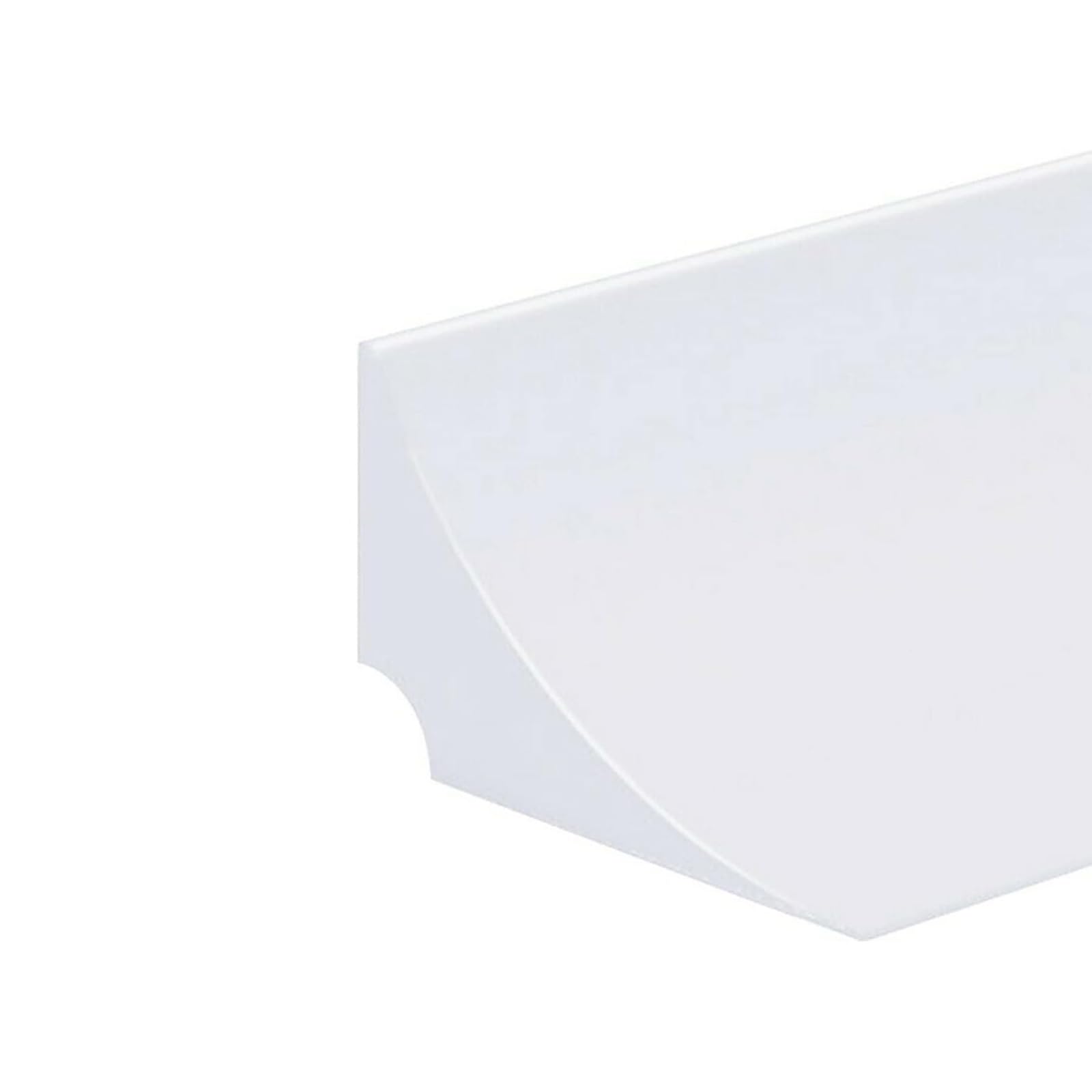 Yytcsjz Striscia sigillante autoadesiva per Piatto Doccia, soglia Doccia Pieghevole in Silicone, barriera paraspruzzi Impermeabile, per Tappo Acqua diga Porta Doccia (Color : White, Size : 350CM)