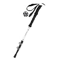 Cloudzy Trekking Pole High Trek Adventures Walking Stick Aluminum Alloy EVA Handle Design Ergonomic Pole Stick Adjustable Hiking Terrain Accessories Telescopic Alloy Pole (White) gallery image