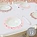 Big Dot of Happiness 1st Birthday Little Miss Onederful - Girl First Birthday Party Round Table Decorations - Paper Chargers - Place Setting for 12