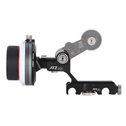 Jtz Dp30 Cine Follow Focus Puller 15Mm / 19Mm Rail Sytem Kit For Fs700 C300 C500 Ii Iii Blackmagic Ursa Mini Bmcc Bmpcc 4K 6K A7 A7R A7S Ii Iii Iv A9 Arri Lens Video Cinema Dslr Cameras #TOP2