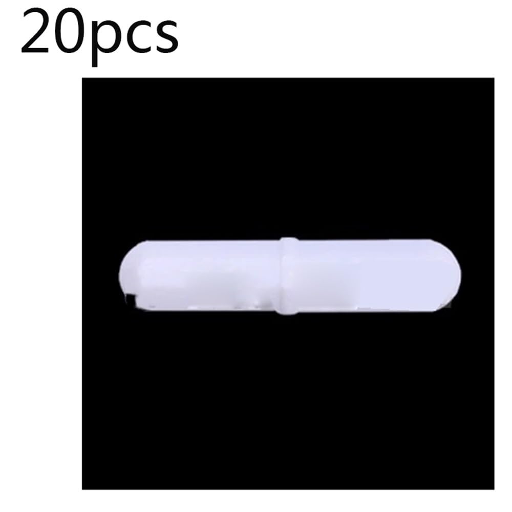 Lot de 20 agitateurs magnétiques en PTFE de type ABC for laboratoire(B 6x20mm 20pcs)