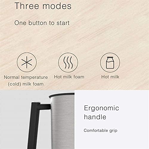 WGLL Leche Frother, Leche Eléctrica Vaporizador Acero Inoxidable, Leche Cálida Automática y Leche Frío Calentador Para… - Imagen 8