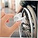 FOMIYES 2pcs Wheelchair Pipe Clamp Cane Holder Clamp for Wheelchair Accessory Replacement Parts