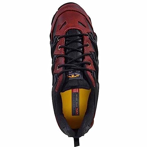 Tênis Couro Bull Terrier Cyber Masculino - Vermelho e Preto - 40