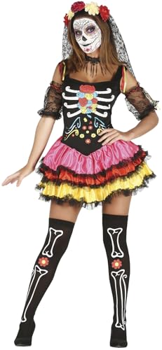 Guirca Disfraz de Catrina Sexy para Mujer M