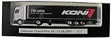 H0 - 1:87 Koni - 150 Jahre Know How & Kompetenz - Aufkleber Oldtimer Grand Prix - MB Actros - Sattelzug