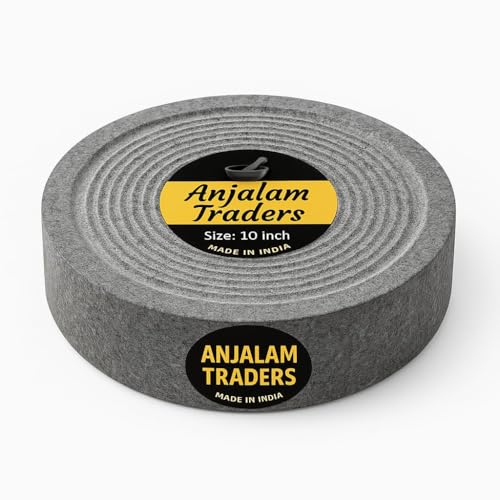 Image of Herbals Turmeric Haldi Grinding Stone, Chandan Mortar, Sandalwood Rubbing Stone (Big Size=13cm)