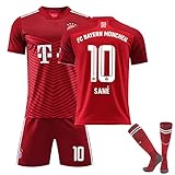 fussball trikot Generisch FCB Hause/Auswärts Fußball Trikots Shorts Socken Set, Erwachsene/Kinder Fussball Jersey Trainingsanzug, FCB Trikot für Junge Herren