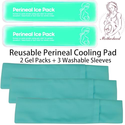 Reusable Perineal Cooling Pad for Postpartum and Hemorrhoid Pain Relief,Instant Perineal Cold Pack,Vaginial Ice Pack for Pain Relief (Color-Green)