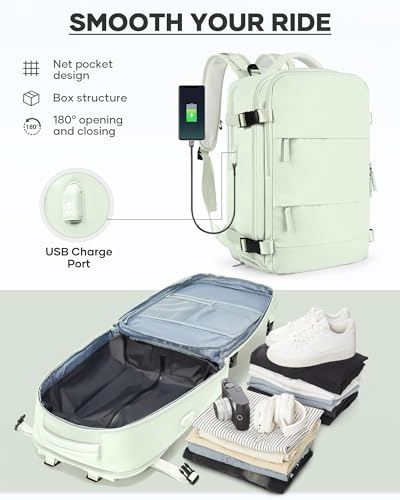 Image of coofay Vacuum Backpack Travel with Pump Vacpack Travel Backpack with Vacuum System Compression Backpacks