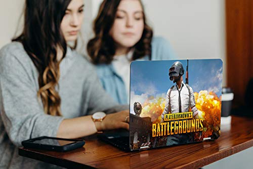 Image of Galaxsia Pubg Battlegrounds Vinyl Laptop Skin /Sticker /Cover /Decal Compatible for Any Laptop (Hp /Dell /Sony /Acer /Lenovo /Asus etc..) Brand Models of Size 13 to 13.3 Inches Laptop Or Notebook.