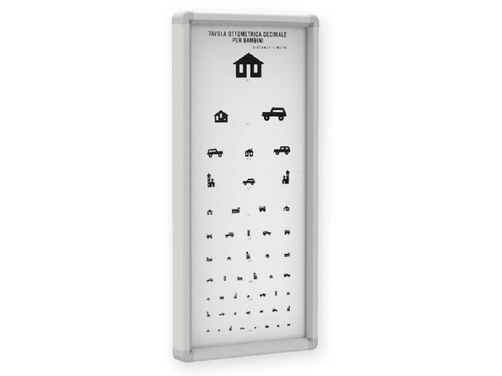 GIMA 27393 Ottotipo Non Luminoso Pediatrico, 3 M, Confezione 1 Pezzo