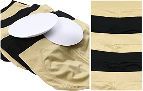 Image of ToBeInStyle Women's 6 Pack Butt Booster Padded Panty Briefs or Boyshorts w /Removable Thick Foam Pads