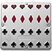 Playing Cards Suits Hearts Diamonds Clubs Spades Chocolate Candy Mold 530