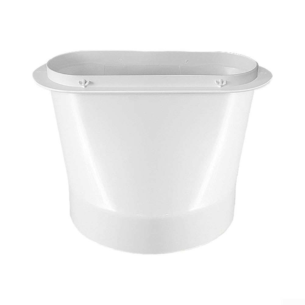 Tubo AC portatile da 1,5 m, in polipropilene, resistente al calore, bianco | Connettore in ABS, tubo in polipropilene, misura 15 cm, previene gli insetti, finitura bianca