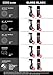 Superwrap Sprayable Vinyl Wrap for Wheels & Accessories - 11oz Spray Can/Paint - High Gloss - Gloss Black