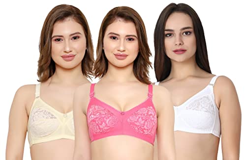 Image of Women Net Non-Padded Wire Free Regular Bra