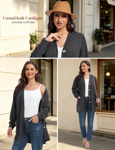 Image of MONNURO Plus Size Cardigan for Women Lightweight Open Front with Pockets
