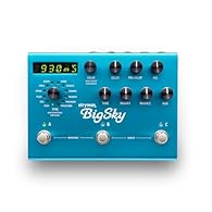 12 studio-quality reverb machines Programmable, 300 editable presets Freeze and Infinite Sustain functions With +/- 3 dB boost/cut, programmable by preset Optional Killdry mode mutes the signal without effect to use the pedal in parallel effects loop...