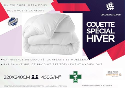 Couette L22G Hiver 220x240 cm, 450g/m²