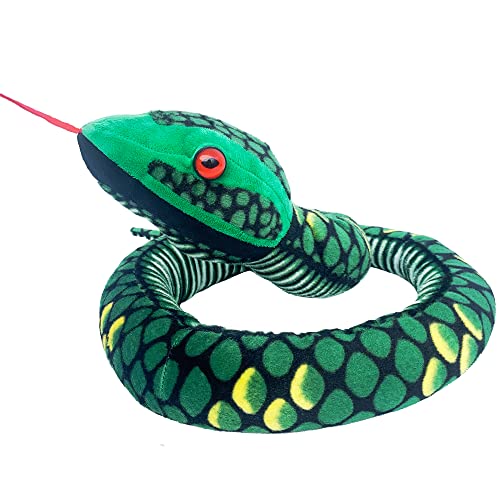 Lazada Snake Stuffed Animal Plush Giant Anaconda Realistic Kids Toys Green 67 Inches #TOP2