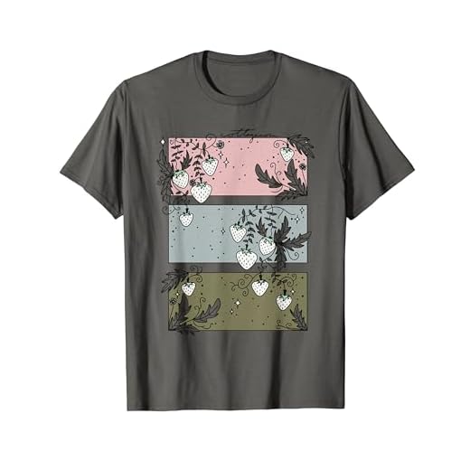 Vintage Kawaii Cottagecore Granola Girl Estética Fresa Camiseta
