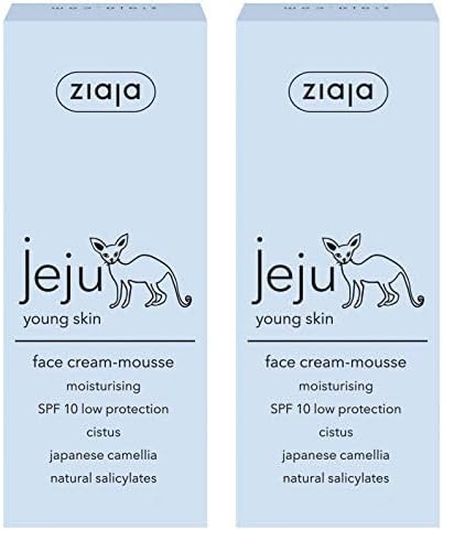 Ziaja Jeju Mousse Facial Spf10 50 ml (Paquete de 2)