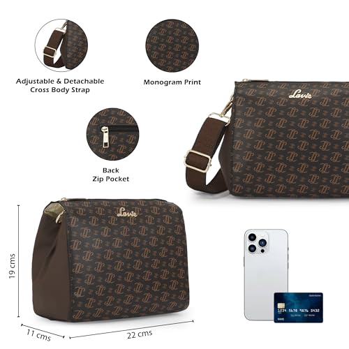Image of Lavie Women's Cetan Horizontal Sling Bag | Ladies Purse Handbag | Gift for Women