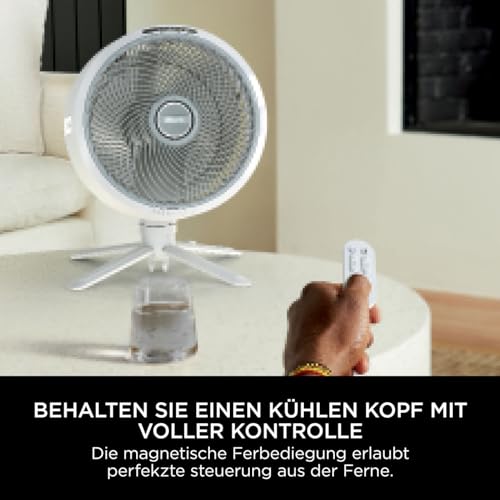 Shark FlexBreeze Ventilator Leise, Hybrid Ventilator Kabelgebunden & Kabellos, Tragbar, für Innen- und Außenbereich, UV- & Wasserbeständig, Ultraleistungsstark, Ultraleise, Weiß FA220EU 5