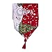 Produktbild Hniunew Undurchsichtig Tischdecke Banner Form Tischfahne Weihnachten Blume Obst Drucken SchöN TischläUfer LäUfer Set Weihnachtsdecke 180 X34Cm Tischdeckenhalter HitzebestäNdig Waschbar