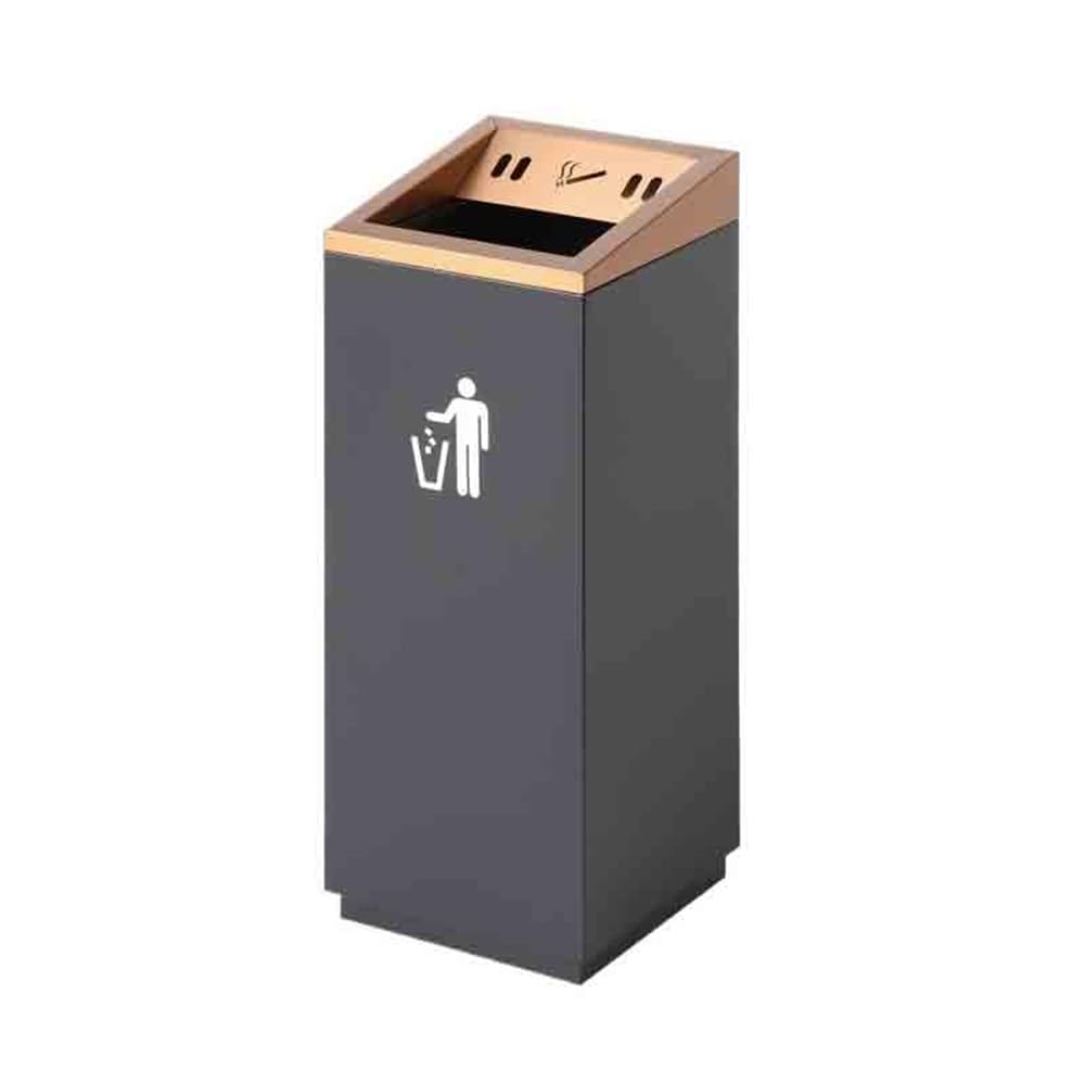 Stand ashtray Black/white Hotel Trash Cans Lobby Vertical Stainless Steel Ashtrays Corridor Aisle Club Hall Outdoor Pillar