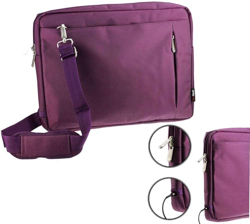 Navitech Purple Sleek Water Resistant Travel Bag - Compatible with YOTON 16.9