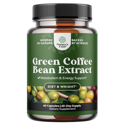 Pure Green Coffee Bean Extract - Super Energizing Green Coffee Extract with 50% Chlorogenic Acid for Antioxidant Heart Health Mental Focus and Size Reduction - Natural Energy Supplement for Adults