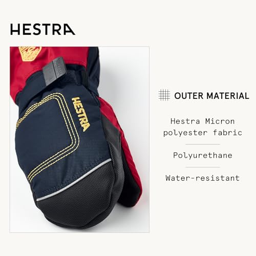 Image of Hestra Baby Zip Long Mitt (Child 1-9yrs) | Waterproof, Insulated Mittens for Toddlers & Kids for Winter & Playing in the Snow