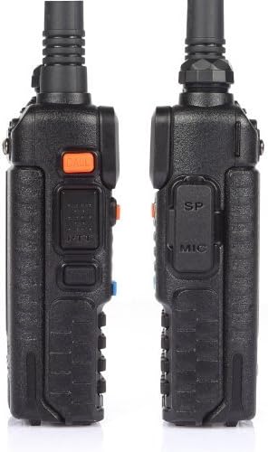 Side view of BaoFeng BF-F8+ showing PTT button