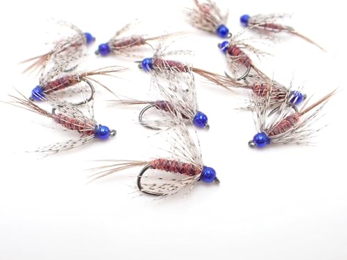 Brent's War Bird Tungsten Bead Head Soft Hackle Flies (12 Pack)