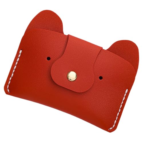 Beaupretty Selbstgemacht Pu Taschen Strickset Hund Cartoon Anfänger Bastelset für Münzbeutel Handgefertigt Geschenk Zubehör